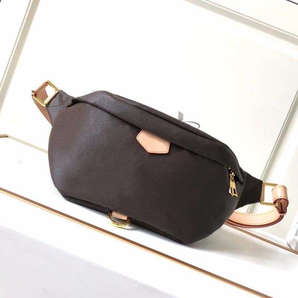 

old flower waist bag crossbody s men chest handbag purse soft genuine leather women fashion shoulder gold hardware 37cm m44812
