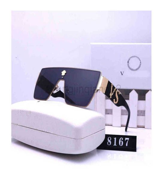 

designer versage sunglass eyewear cycle luxurious fashion woman mens vintage oversized baseball sport conjoined summer winter sunglasses, White;black