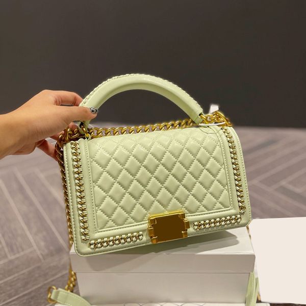 

designer channel bags for women black cc handbag leather chain slant shoulder clutch flap totes bag double letters solid hasp waist square s