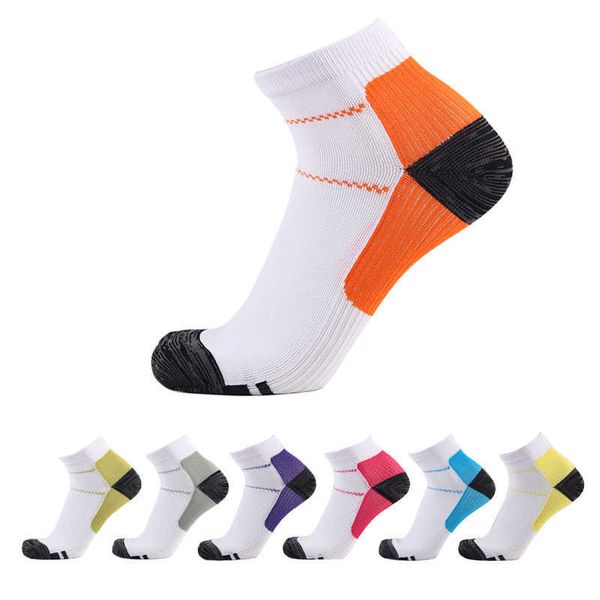 

men's socks new plantar fascia compression sweat-absorbent deodorant breathable sweats sports pressure t221011, Black