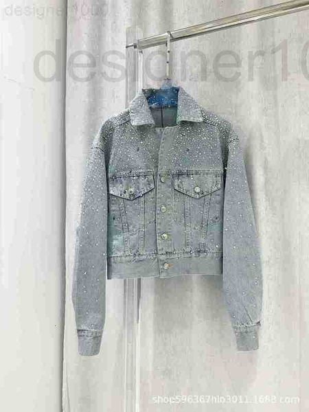 

women's jackets designer 2022 autumn new denim coat korean version loose slim long sleeve 155626 sk4x, Black;brown