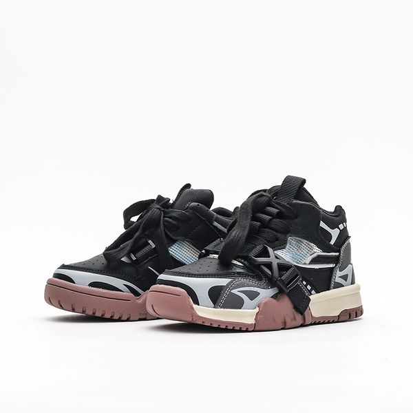 

children running shoes girls boys sneakers youth kid size 26-35, Black