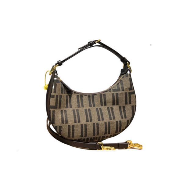 

designer 5a fenes dies underarm bag crossbody bottom women's messenger bags shoulder cowhide color clasp crescent handheld lady evening