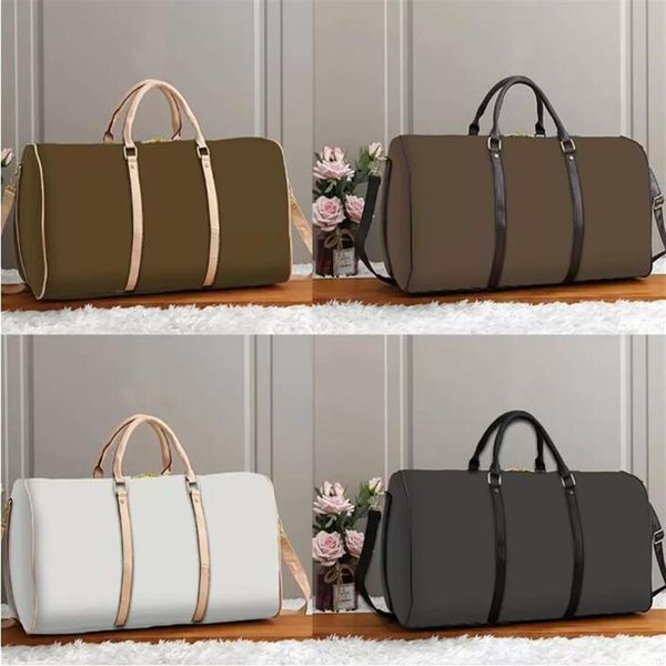 

#41412 55cm shoulder mens empreinte luxury designer travel luggage bag crossbody men totes pu leather duffel handbag 263j