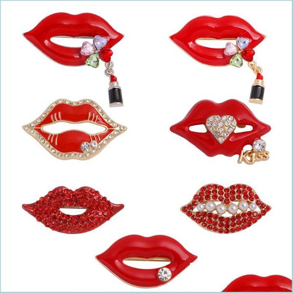 

pins brooches red lips love heart brooches rhinestone artificial pearl blazer pin lady coat brooch fashion jewelry 3 8yn p2 drop de dhsrq, Gray