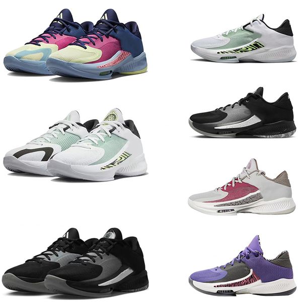 

2022 sneakers basketball shoes sports shoe white blue zooms orange black usa white giannis immortality greek ga freak 4