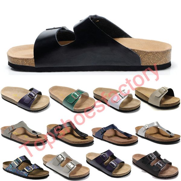 

arizona summer sandal cork slipper sandals flip flops beach wholesale women mixed color casual slides shoes flat platform sandals size us 4-, Black
