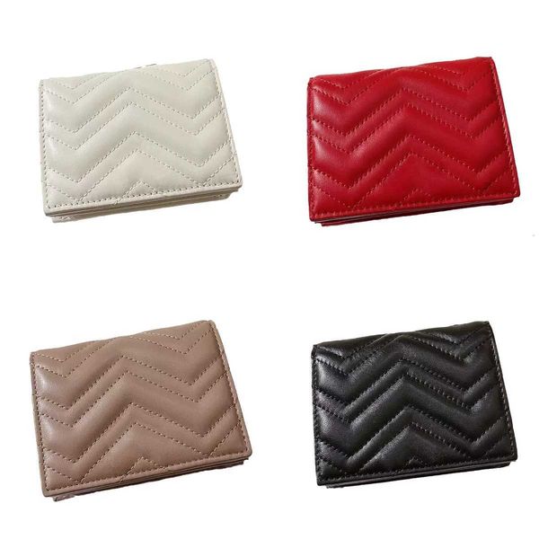 

r tier bags luxury credit card holder ladies clutch wallets nude real leather short money clip zipper wallet coin purse womens