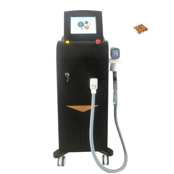 

factory price diode laser hair removal machine handle with screen, Black