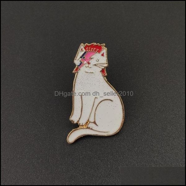 

pins brooches cute animal soft enamel pin badge 689 t2 drop delivery 2022 jewelry dhkyd, Gray