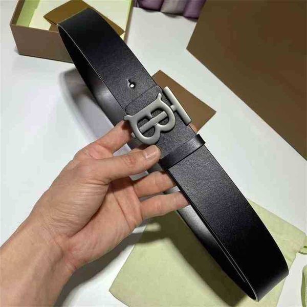 

burbrerys belts color business leather men's belt matching two-color letter tb button decorative jeans suit pants high-grade 2fvw, Black;brown