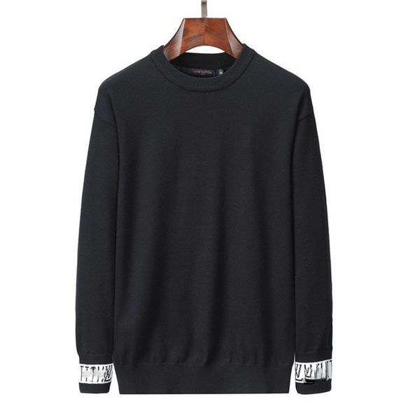 

the latest men's and women's designer brand sweaters fashion classic warm autumn/winter sweater. 16, White;black