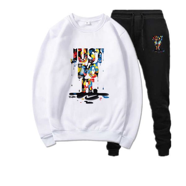 

2022 spring autumn designer tracksuits fashion sweatshirt men brand casual hoodie basketball printing coat jacket set s-3xl, Gray