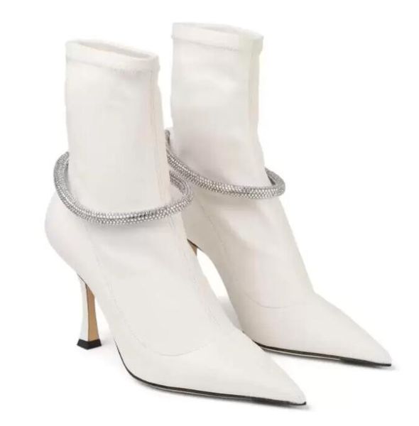 

winter elegant women's ankle boots sheepskin suede pointed red lacquer rubber sole fashion wedding party, Black