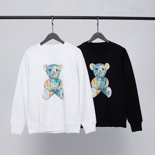 

baby clothes baby pullover hooded girls boys clothe kids designer sweaters with letter 2022 colorful bear casual jumper spring autumn winter, Blue