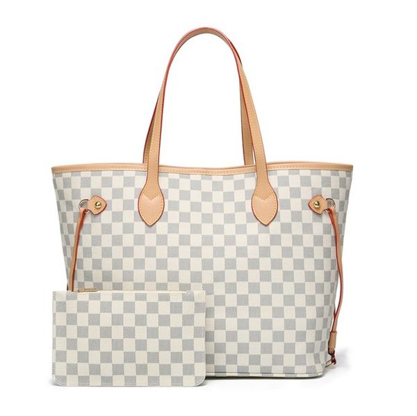 

2022 leather women tote bag designer shoulder handbags luxury large purses lady handbag with wallet bags pcs lot