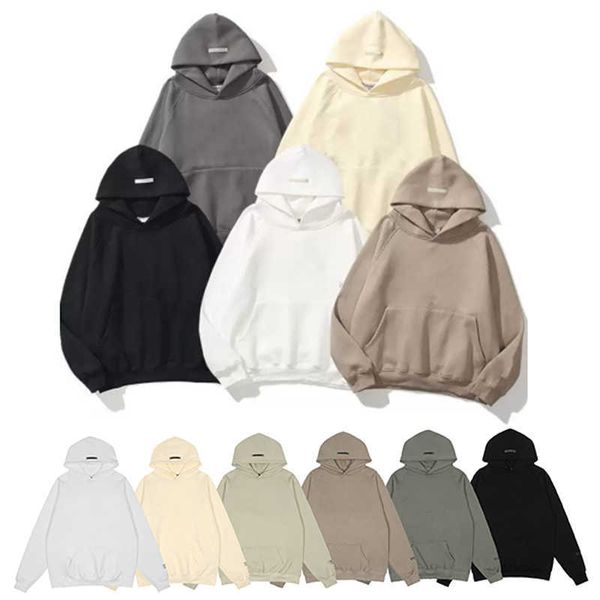 

2022 21ss hooded hoodies mens women designer reflective warm streetwear long sleeve pullover clothes 20ss letter decals, Black