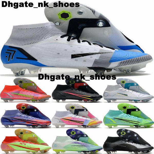 

mercurial superfly 8 elite sg soccer shoes football boots size 12 soccer cleats us 12 soft ground sneakers men football boot us12 eur 46 cr7