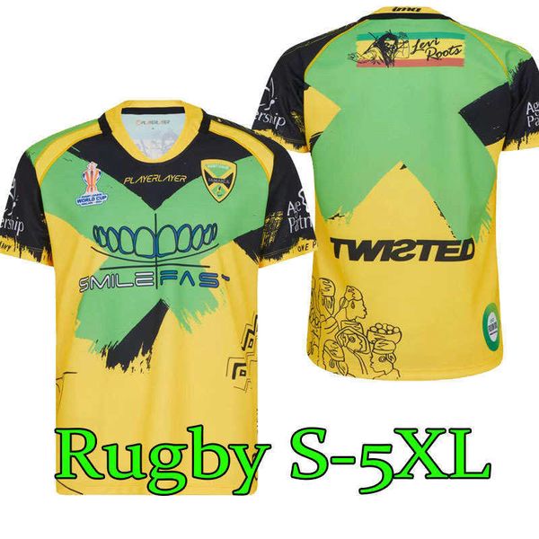 

jamaica rugby jerseys 21/22 world cup hungary high quality, Black;gray