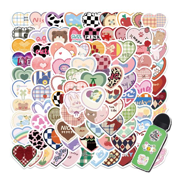 

100pcs i love you valentine's day graffiti stickers pack for lapskateboard motorcycle decals