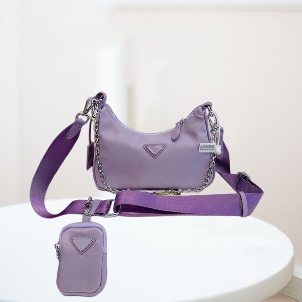 

women shoulder bag designer crossbody bag canvas small size versatile baguette three in one shoulders bags fashion woman 22cm with box