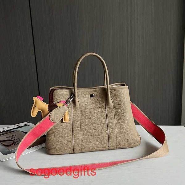 

designer herme bag garden party bags women crossbody tote handbags classic layer cowhide portable one shoulder cross body fashion casual