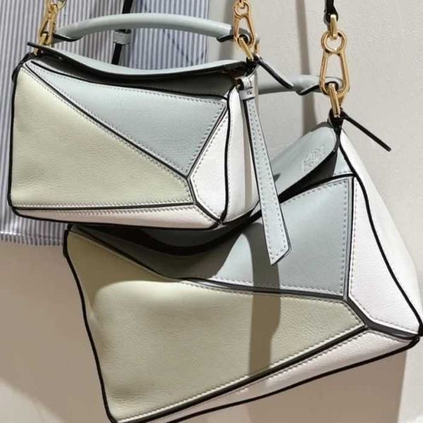 

a6gm luxury patchwork crossbody geometric loevve handbags shoulder bags fashion women contrast color cross body lady totes purses leather me