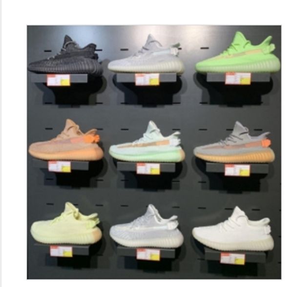 

2022 mens sandals bone 2.0 cmpct running shoes clay zebra cream dazzling 3m white black yezzies 350 womens designer sneakers yeezys west yee