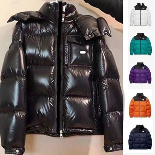 

men's jackets down jacket nuptse winter north long sleeve hooded coat parka face overcoat jacket causal mens lady hoody printing jacket, Black;brown