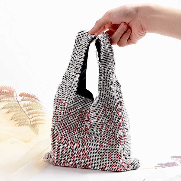 

tote bag designer fashion new party handbag rhinestone y2210