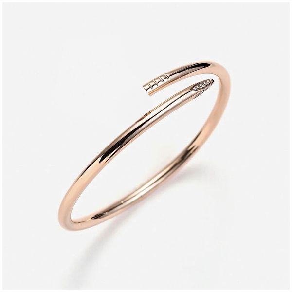 

nail bracelet carti bracelets gold bangle braclets designer freundschaftsarmband bangles mens braclet pulsera plata hombre bracciale uomo br, Black