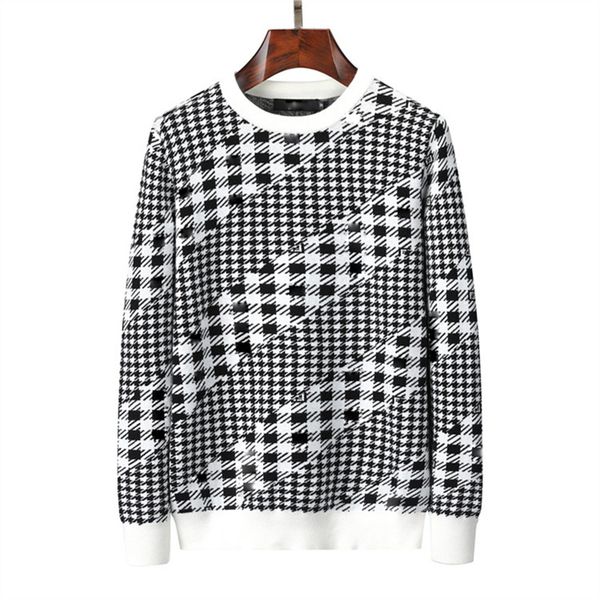 

2021 sweaters mens sweatshirt long sleeve embroidery couple sweater spring autumn loose pullover04, Black