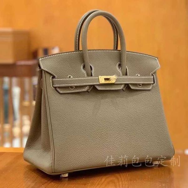 

designer bag birkins handbags full manual wax thread hand sewn 25 30 togo cowhide portable women's zc