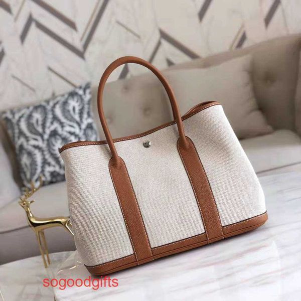 

designer herme bag garden party bags women crossbody tote handbags 2022 new canvas with head leather women's bag garden handbag contras