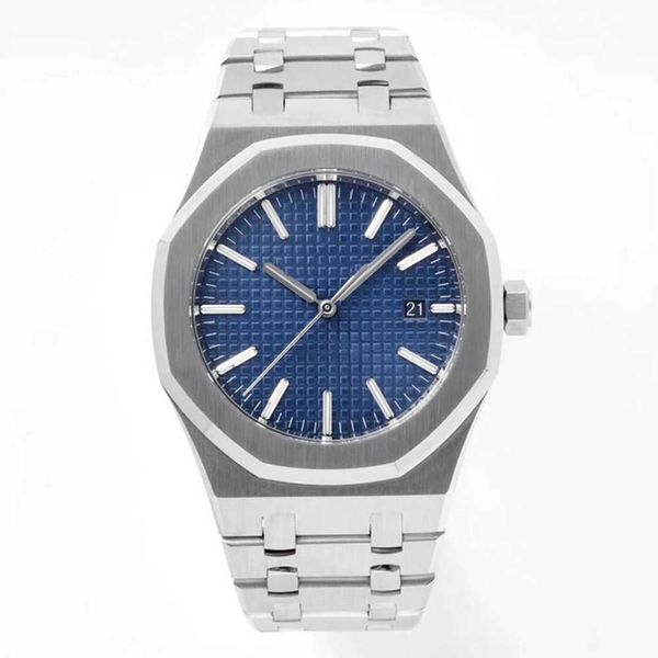 

swiss watches mechanical watch automatic 41mm waterproof wristwatch montre de luxe business gifts, Silver