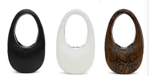 

designer bags shoulder handbags minority female portable leather cowhide snake pattern three-dimensional egg bag small round bag 220528