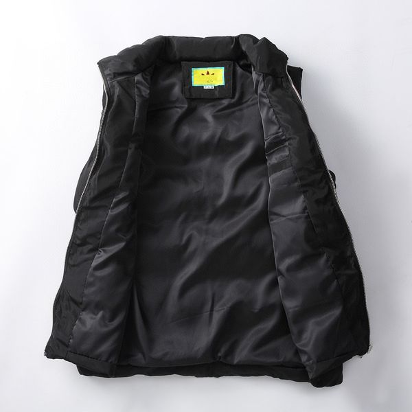 

men's down vest designer plus size outerwear & coats zipper open jacket lapel sleeveless winter warm women's overcoat nylon waterp, Black;brown
