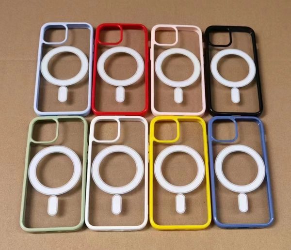 

magsafe cases for iphone 14 plus 13 pro max 12 mini 11 xr xs x 8 7 plus magsoge color soft case compatible wireless charger