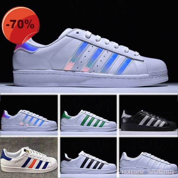 

sneakers casual shoes white black pink blue gold super star superstars 80s pride women men sport eu sz36-45, Black;brown