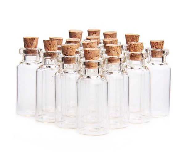 

2000pcs/lot 3ml glass vial with cork mini bottle with corked vials small container sn428