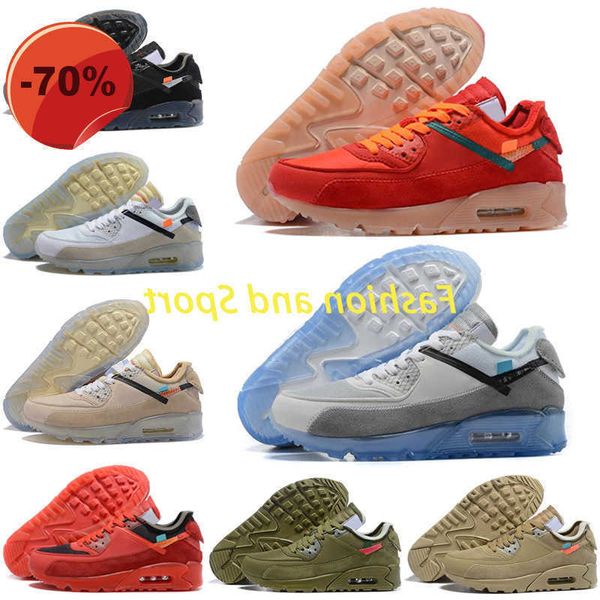 

2021 original 90 off desert ore ice running shoes for mens women 90s black white fashion sports trainers designer sneakers hop999, Black;brown