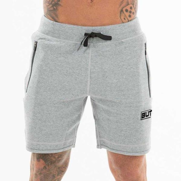 

men's shorts athletic casual sweat three packets elastic waist for jogger workout g221012, White;black