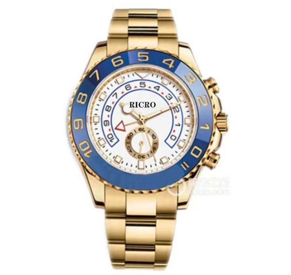 

watches men's mechanical watch ceramic ring 44mm316 stainless steel leisure sports series automatic movement folding safety buckle low, Slivery;black
