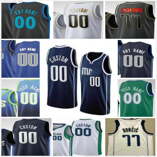

dallas''mavericks''custom luka women youth 44 davis bertans 25 reggie bullock 00 javale mcgee 7 dwight powell 42 maxi kl, Black;red