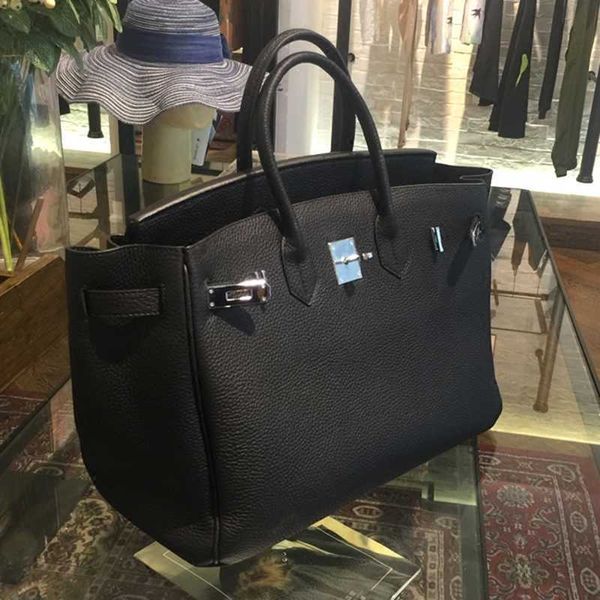 

designer bag birkins handbags 2022 style h home advanced feeling full handmade leather women 30 cow leather portable togo leather women&#039