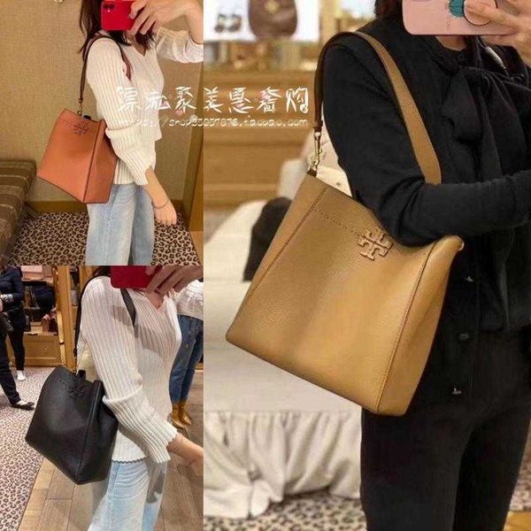 

ladies tote bag torys womens burchs designer bags crossbody shoulderbag new tb women's bag cowhide bucket shopping fashion bags