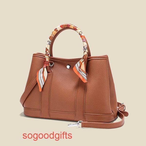 

designer herme bag garden party s women crossbody tote handbags 2022 new texture leather large capacity portable bucket one sh