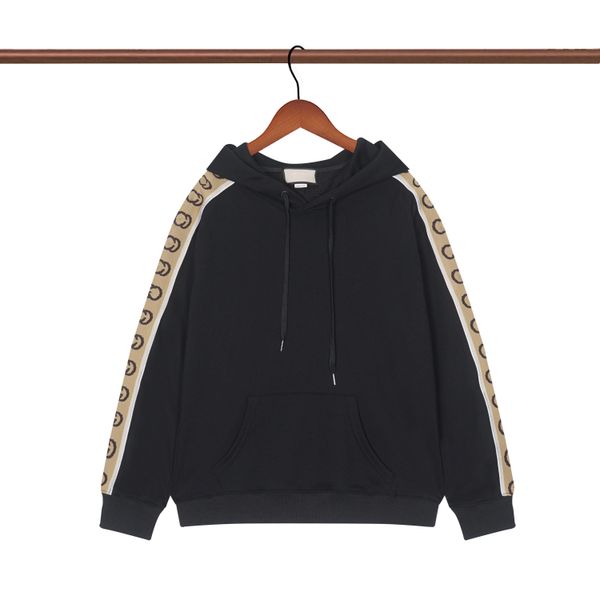 

mens designers hoodie 2022 quality sweatshirts printing high street print women hoodies pullover winter sweatshirt couples casual loose men, Black