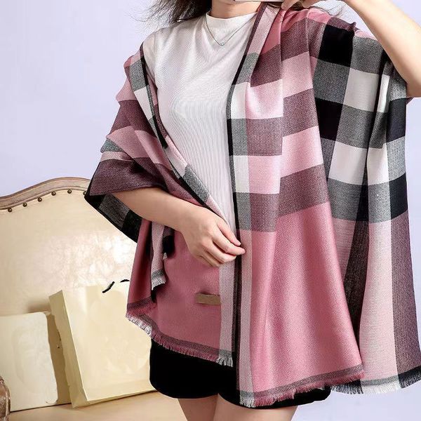 

designer scarves echarpe luxury brand women cashmere scarf plaid scarfs classic strong warmth performance schal womens scarf neckerchiefs sc, Blue;gray