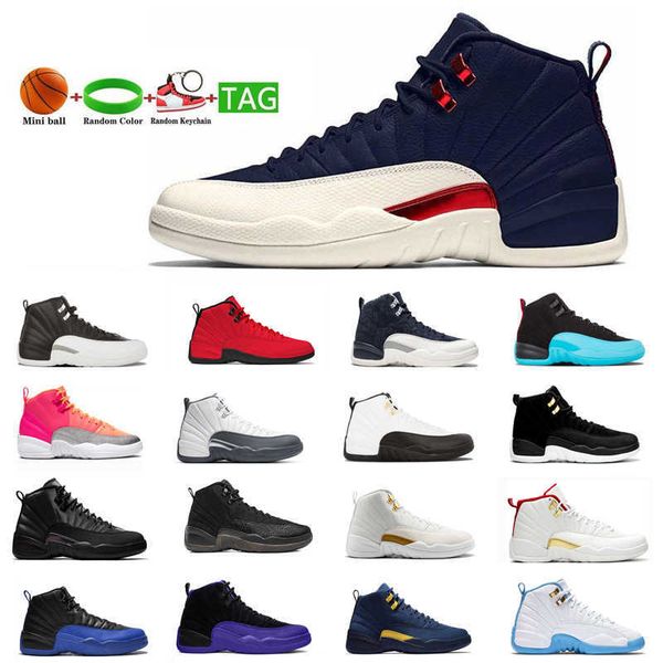 

basketball shoes sneakers trainers men dark concord 12s gamma blue sports size jumpmen 12 playoffs twist